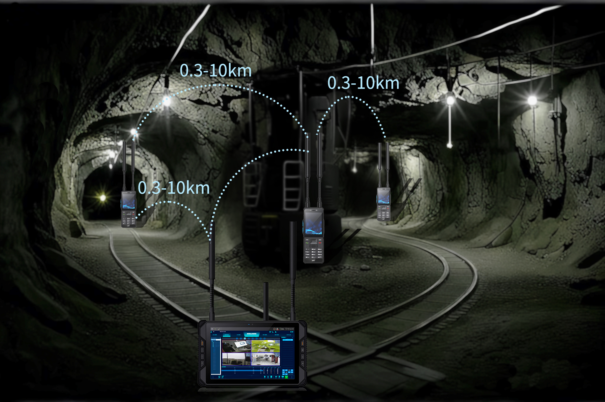 英国上市公司365可视化自组网系统破解矿山隧道通信难题